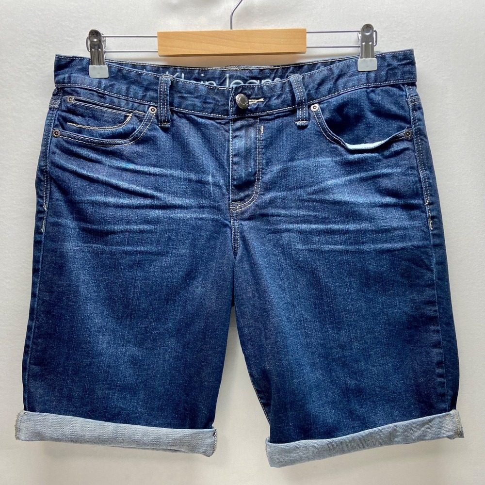 Calvin Klein Jeans Shorts Women's 30/10 Dark Blue Casual CK Boyfriend Denim EUC